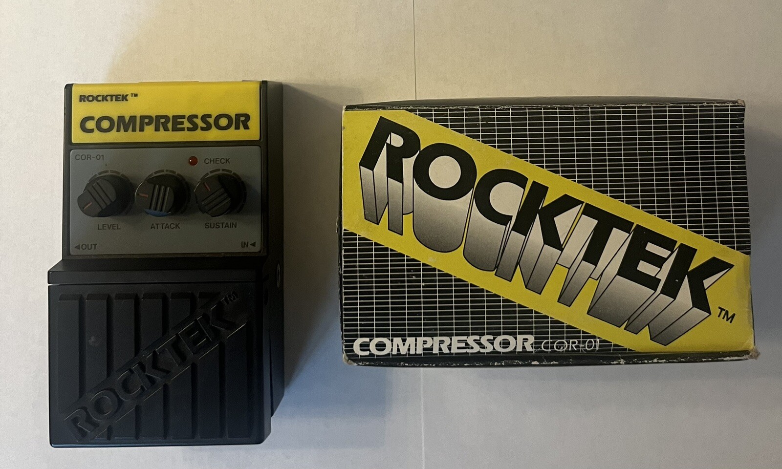 Rocktek Compressor COR-01 Guitar Effects Pedal Brand new