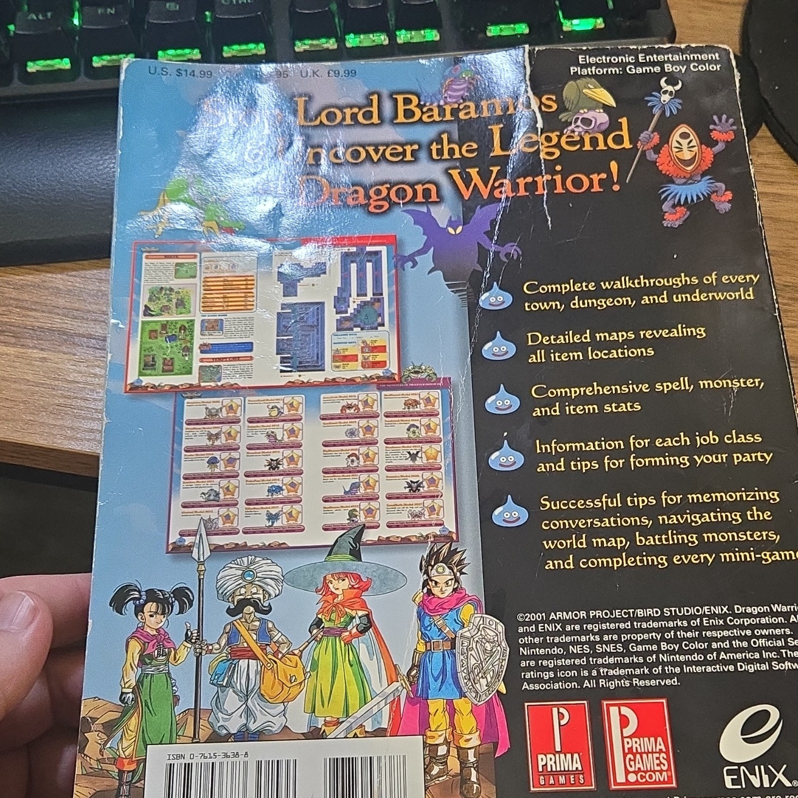 Prima Games Dragon Warrior III Strategy Guide, Maps (2001)