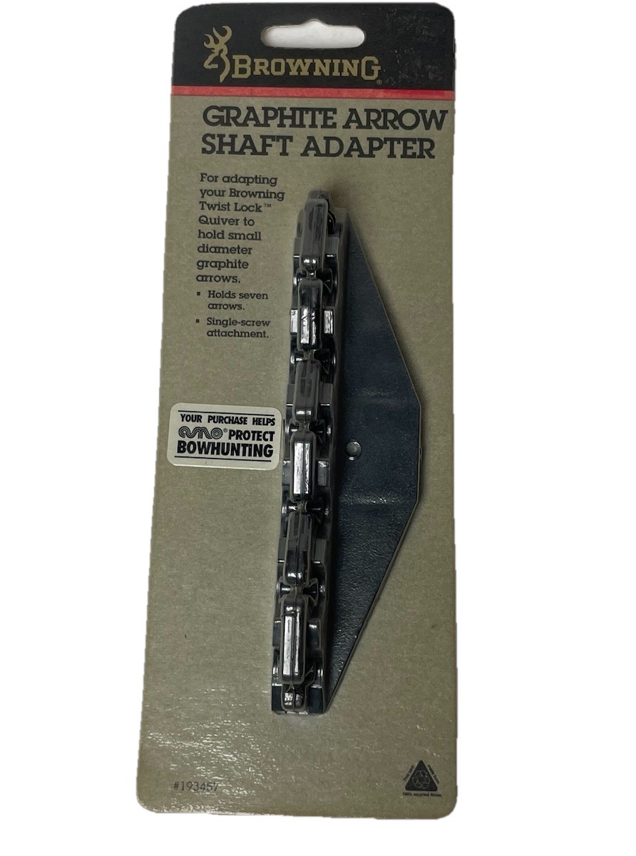NEW BROWNING 193457 GRAPHITE 7 ARROW GRIPPER BLACK