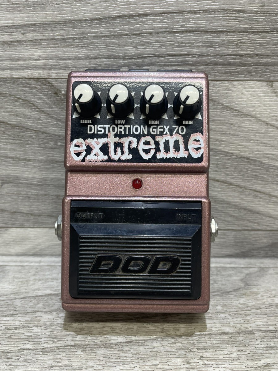 DOD GFX-70 Extreme Distortion Guitar Effects Pedal – 1990s Vintage (A1D026221)