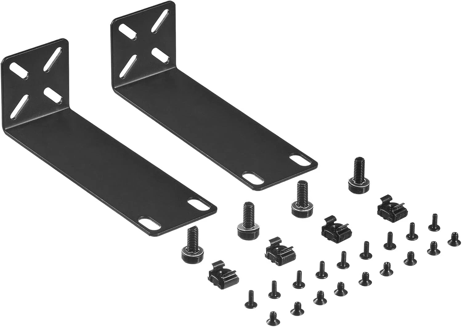 Rack Mount Kit for 8.7 Inch Switches, Adjustable Rack Ears for Netgear, Cisco, D