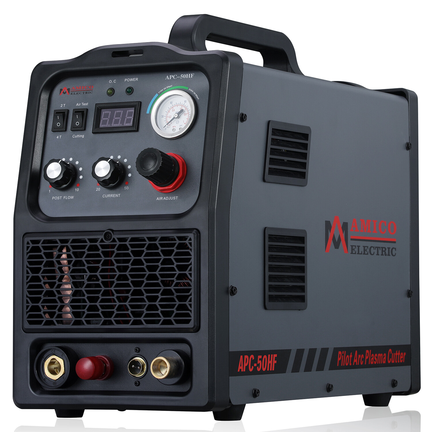 Amico APC-50HF, 50 Amp Pilot Arc Plasma Cutter, 100-250V/50-60Hz, 80% Duty Cycle