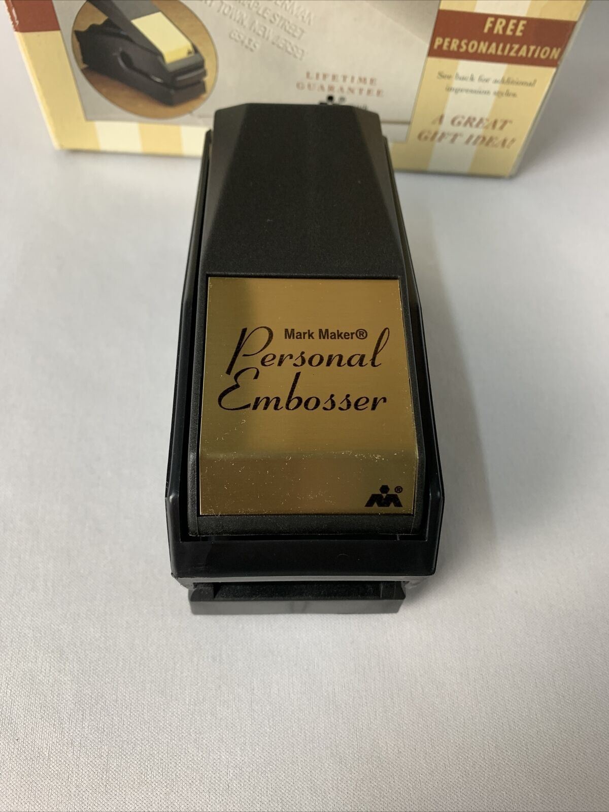Mark Maker Personal Embosser Personalized Desk Book