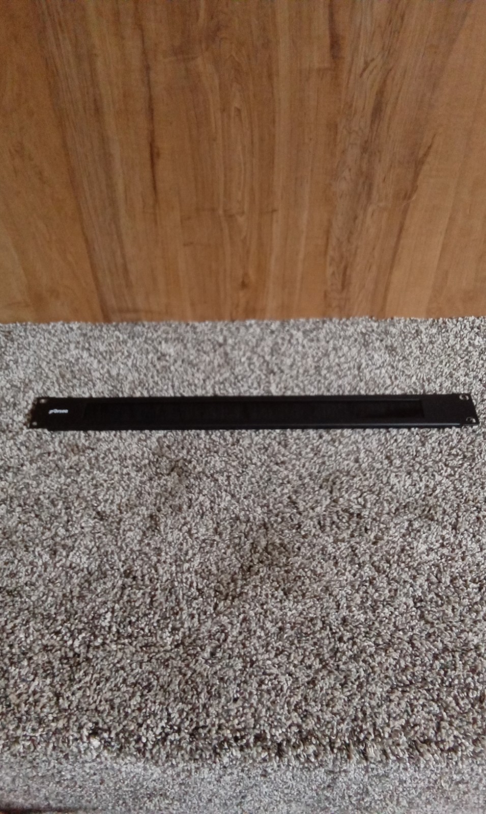 4 Pack - 19" 1U Rack Mount Network Cable Brush Panel Bar