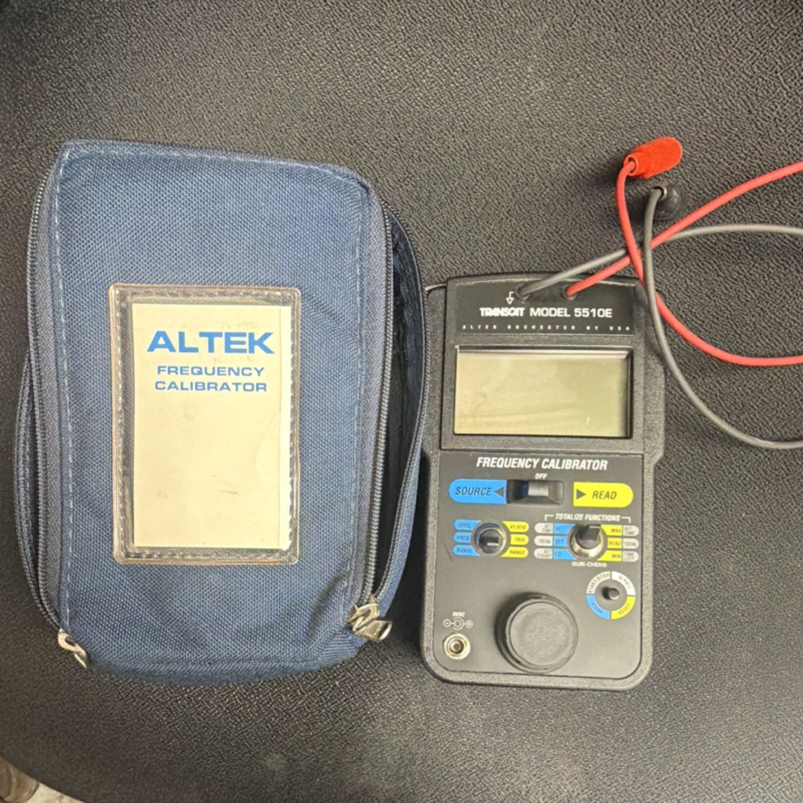 Transcat 5510E Frequency Calibrator with ALTEK Carrying Case