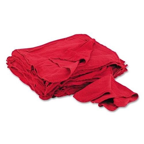 UNITED FACILITY SUPPLY N900RST Red Shop Towels, Cloth, 14 X 15, 50/pack