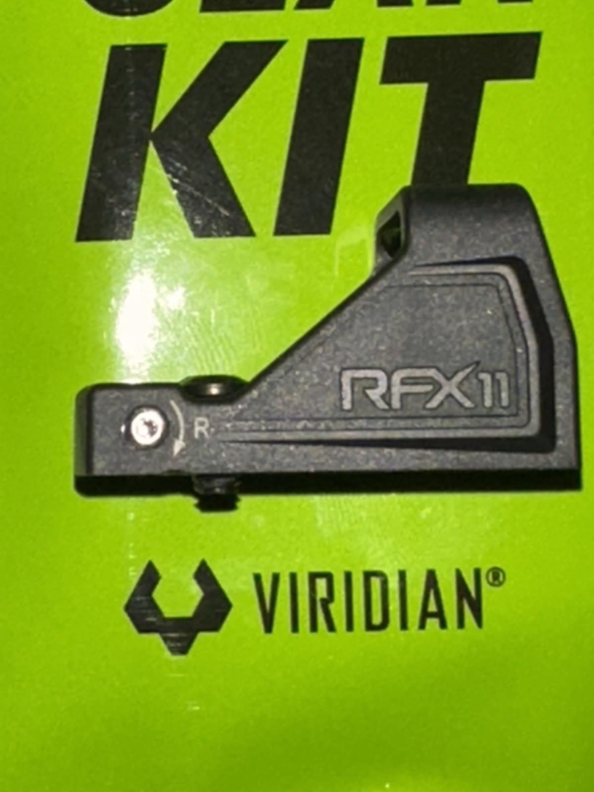 Viridian Weapon Technologies RFX-11 1x16mm Micro 3 MOA Green Dot Sight- 981-0020