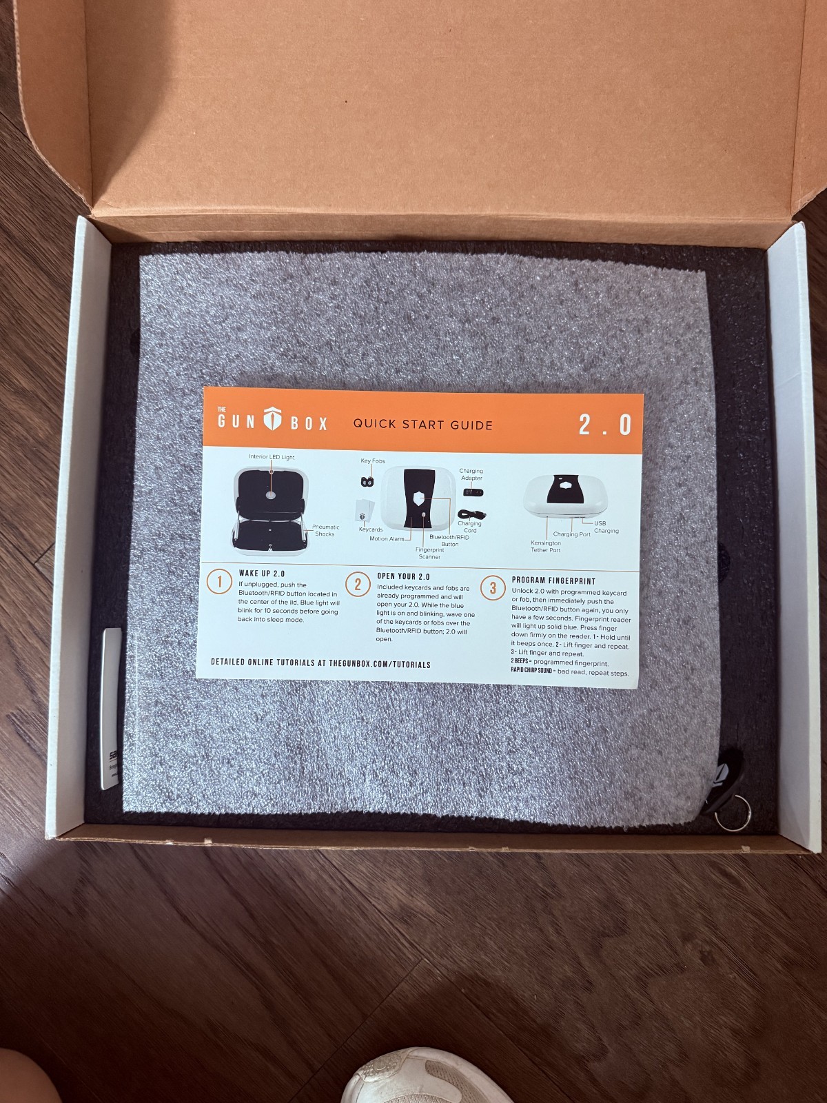The GunBox 2.0 Biometric Gun Safe