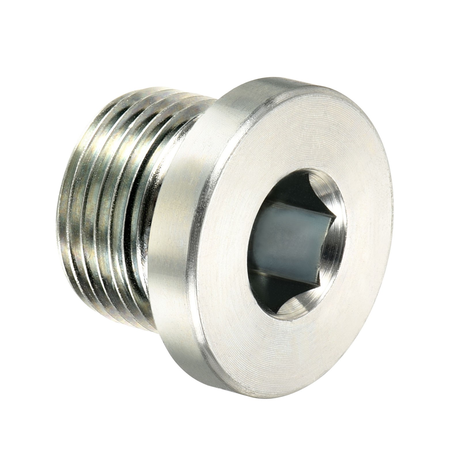 M20*1.5 Hex Head Pipe Fitting Plug, Male Thread 45# Steel Plug