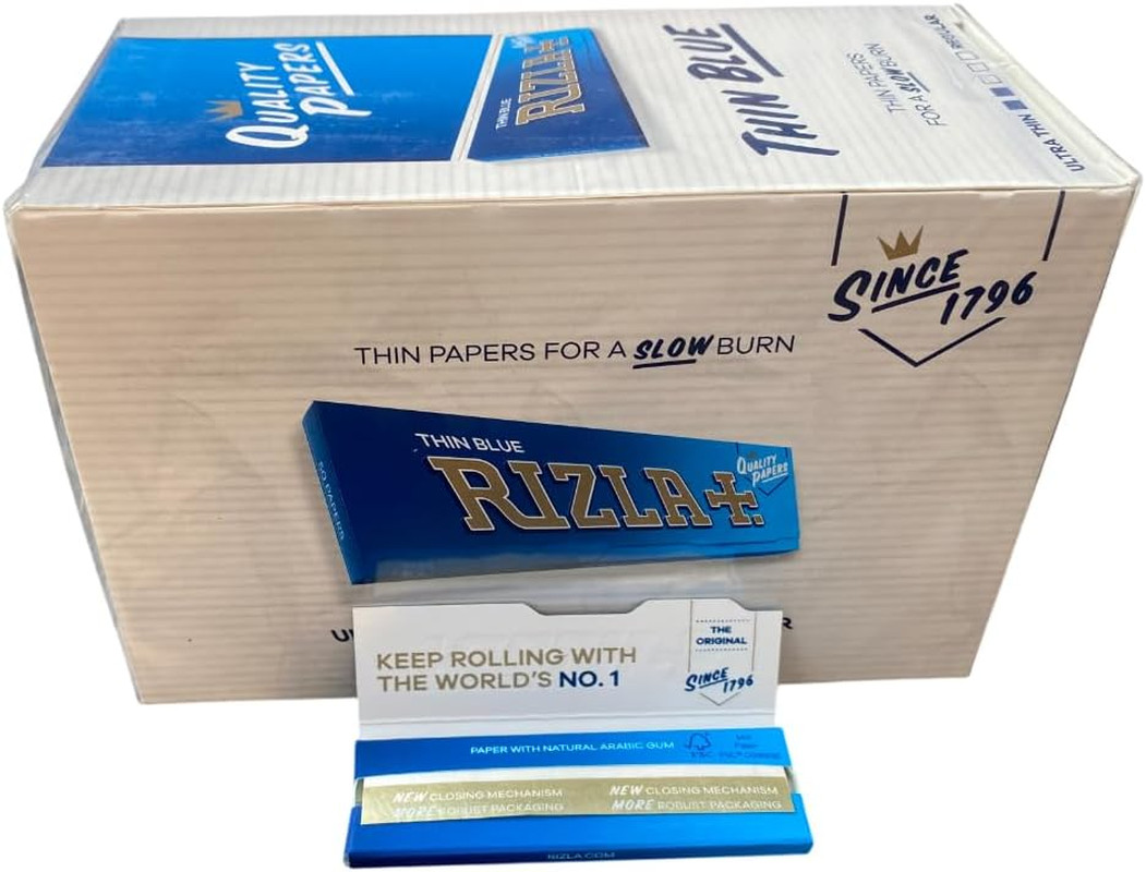 Rizla Blue Regular Rolling Papers 70Mm 50 Packs