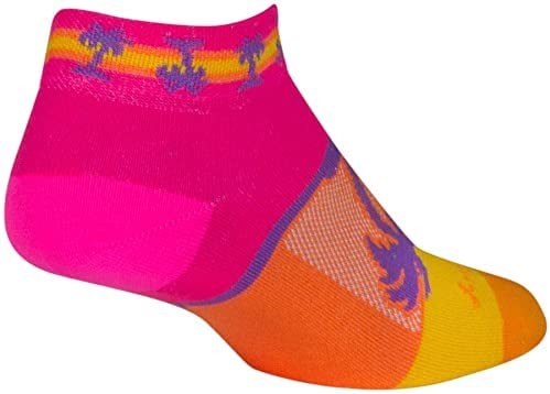 Socks - SockGuy - Classic Women 1" Tropical Ladies Cycling/Running NEW