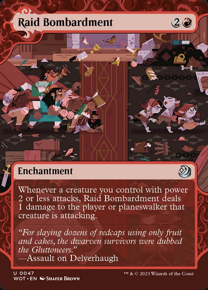 MTG Raid Bombardment (47/103) Wilds of Eldraine Enchanting Tales LP