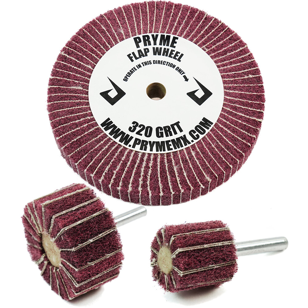320 Grit Flap Wheel Pack | Polishing Abrasive Sanding Buffing Bench Die Grinder