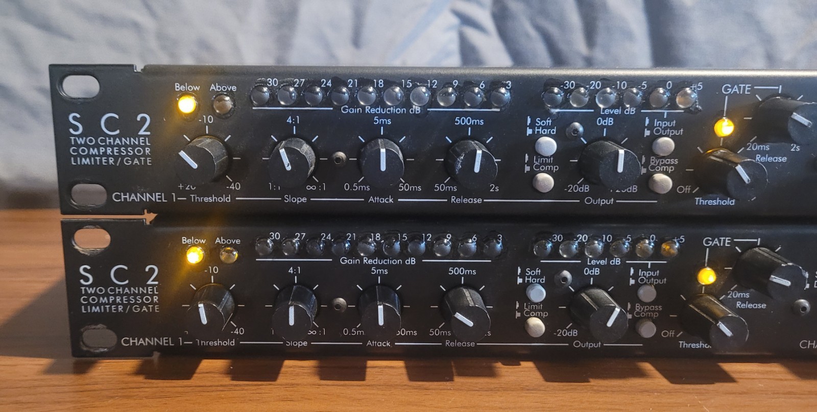 (Pair!) ART SC2 Two Channel Compressor/Limiter (Work Great!)