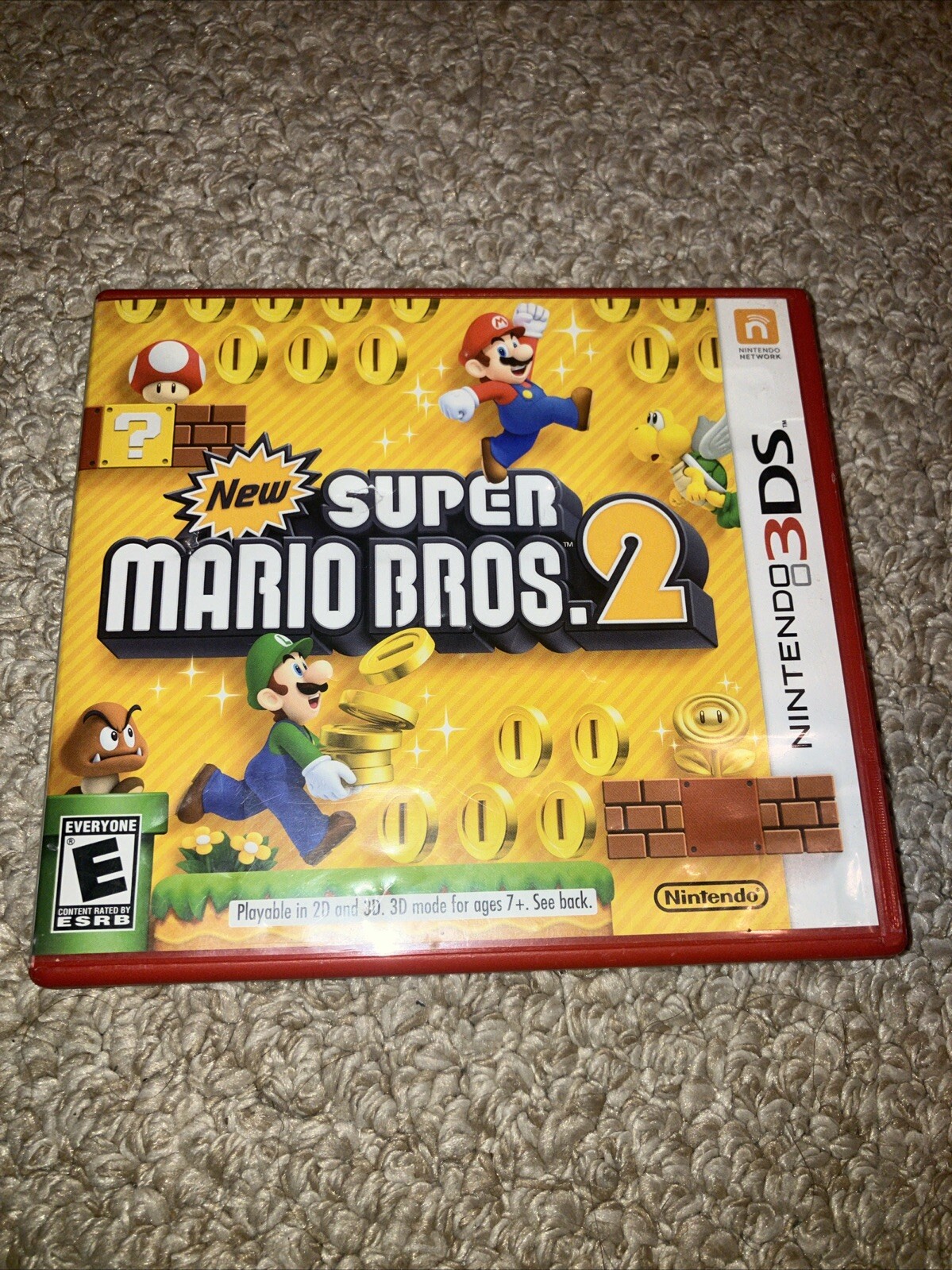 New Super Mario Bros. 2 - Nintendo 3DS CASE ONLY NO GAME