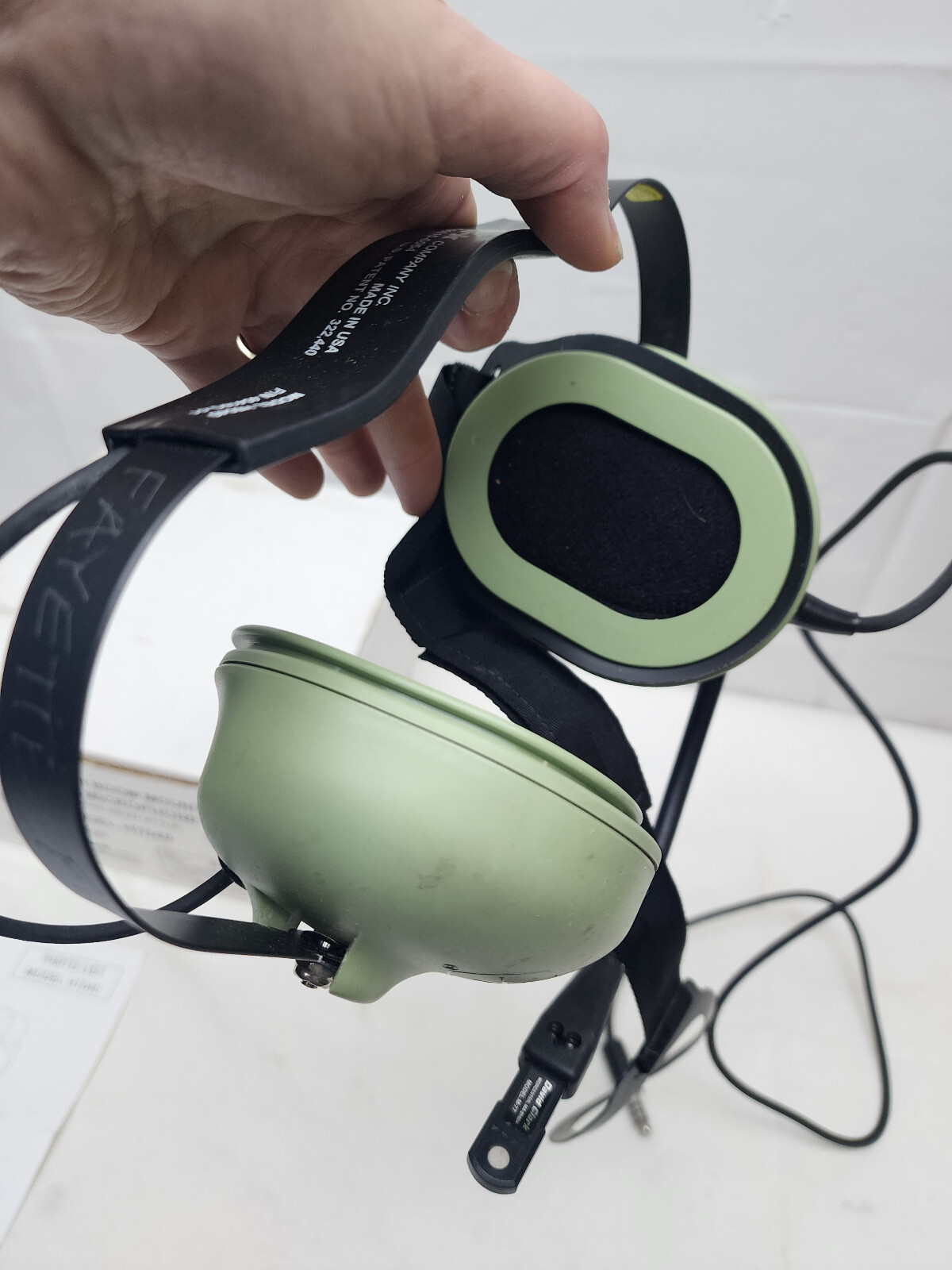 David Clark Behind the Head Style Headset w/Boom Mounted Dynamic Mic H7040