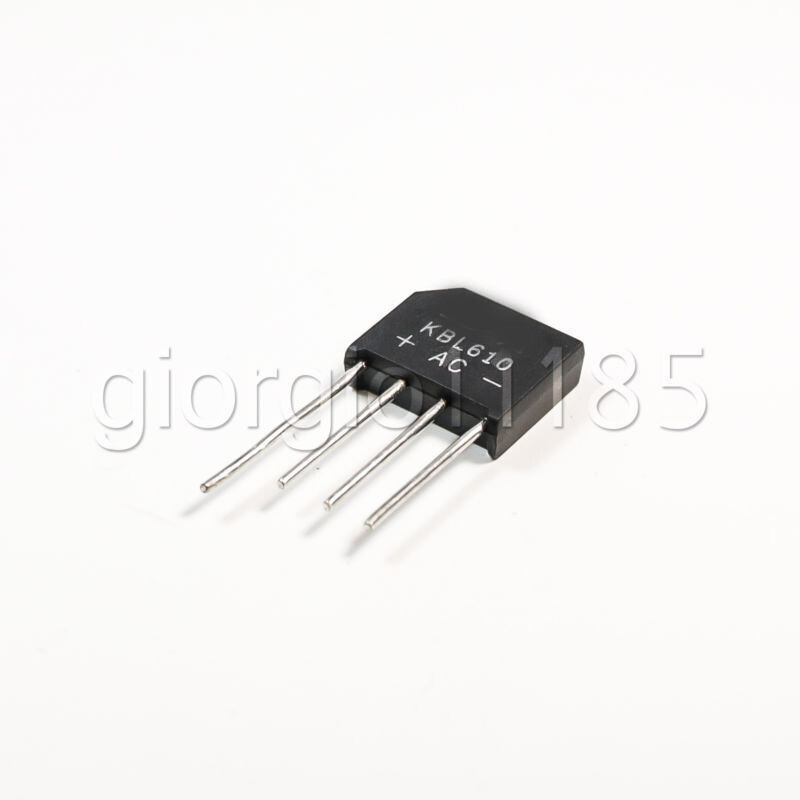 10pcs KBL610 6A 1000V Bridge Diode Rectifier