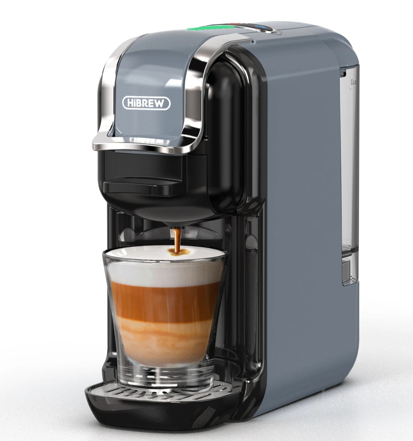 Multiple Capsule Coffee Machine Hot/Cold Milk Ground Coffee Cafeteria 20Bar 5in1