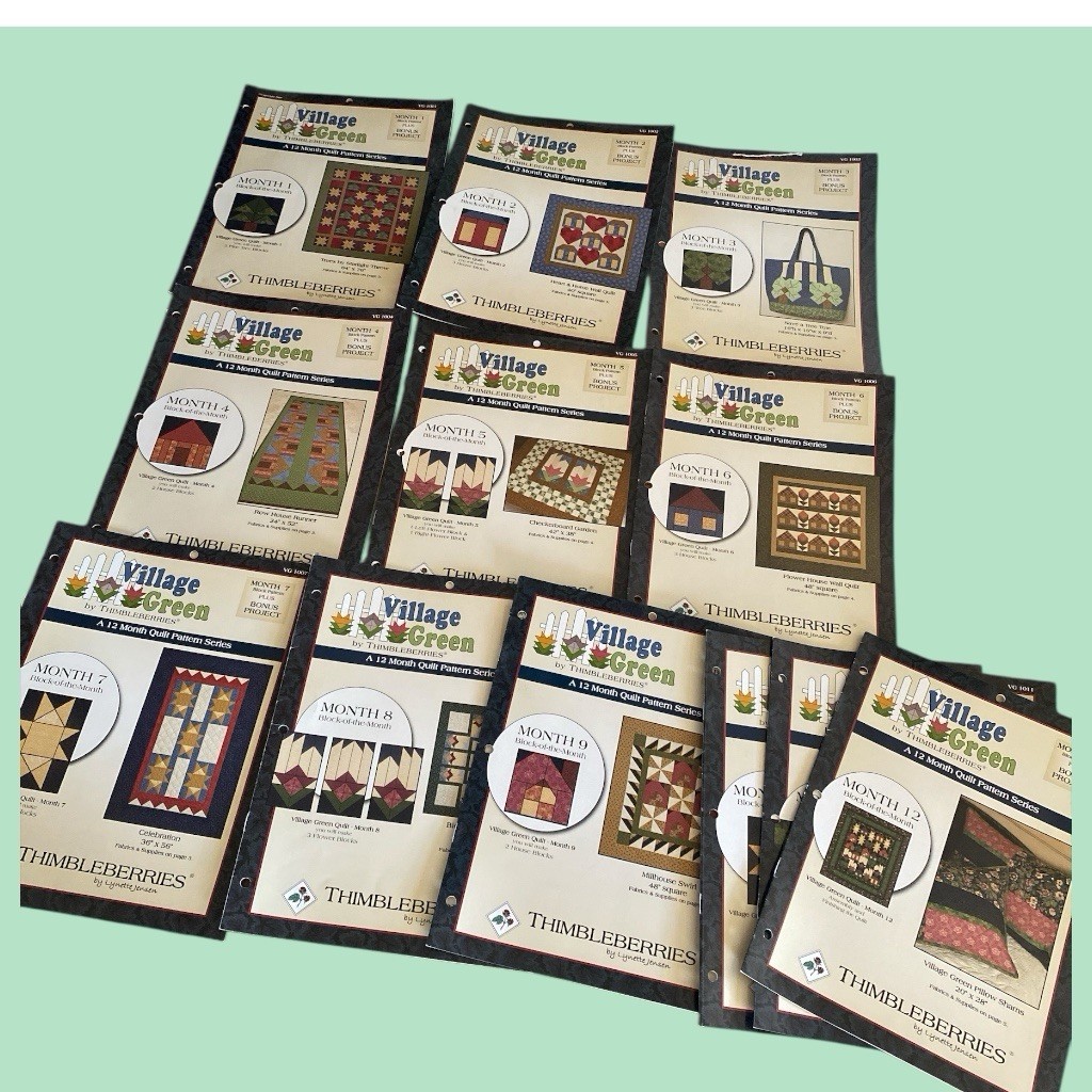 Thimbleberries Complete Set Of Month By Month Quilt Block Patterns Jan-Dec
