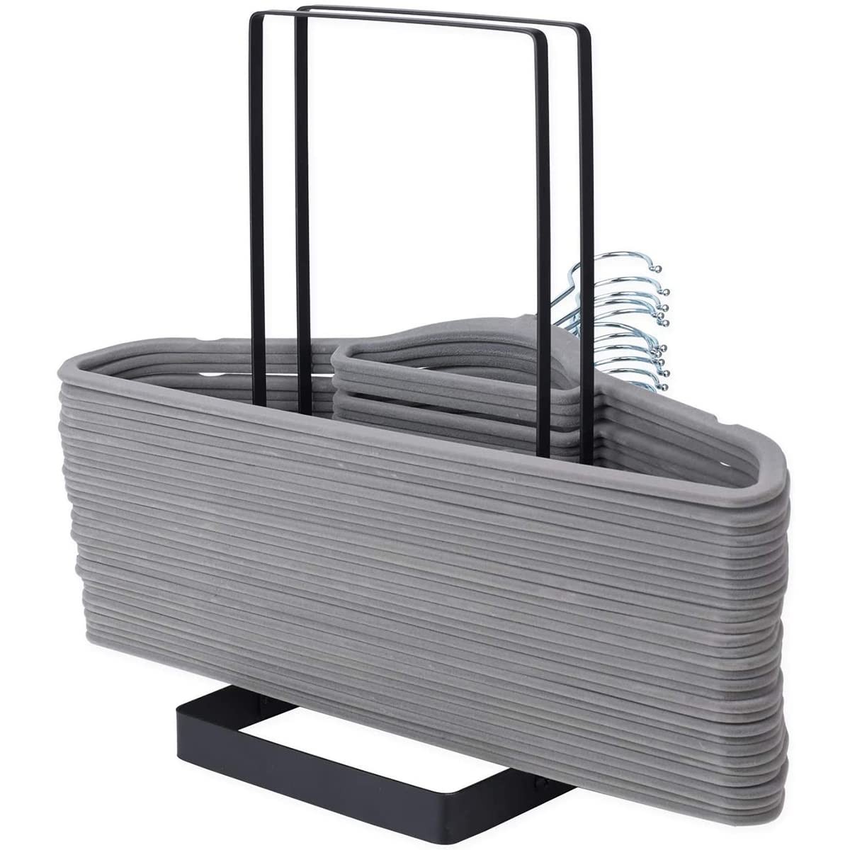 Hanger Organizer, Large Capacity Hanger Stacker Rack for Closet Laundry Room,...