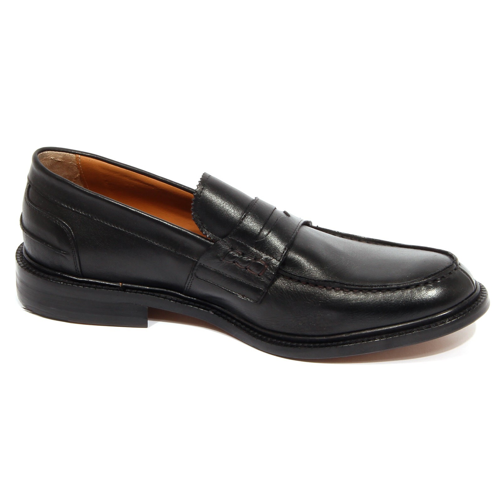 G1374 men's loafer POEMA black leather loafer men