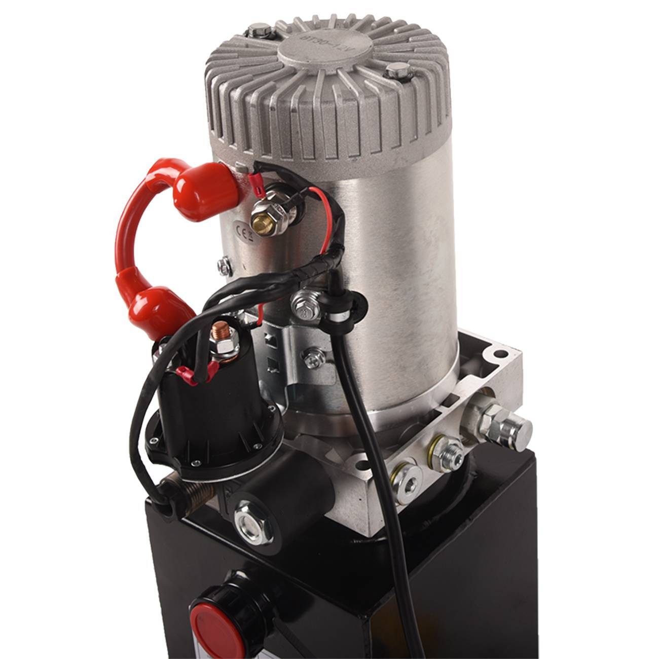 Single Acting Hydraulic Pump 12V 4 Quart 3200 PSI Power Pack Dump Trailer