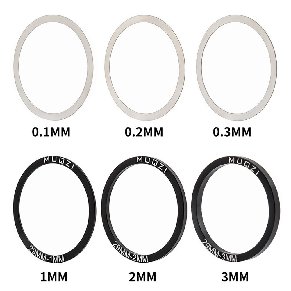 Bottom Bracket Washer 24mm 29mm 30mm Bicycle Stainless Steel Washer ?6pcs
