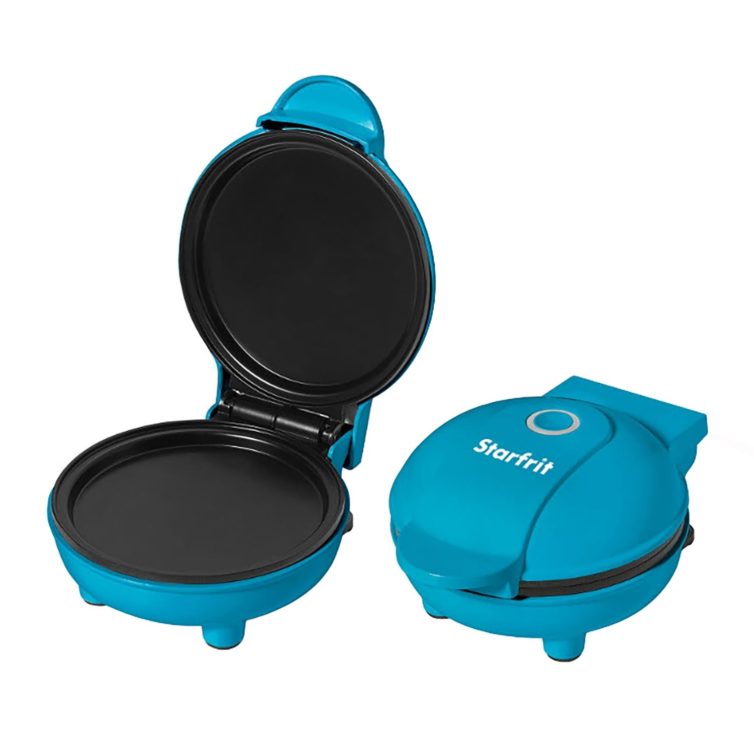 Starfrit 024724-006-0000 4-in. Electric Mini Pancake Maker, Blue (0247240060000)