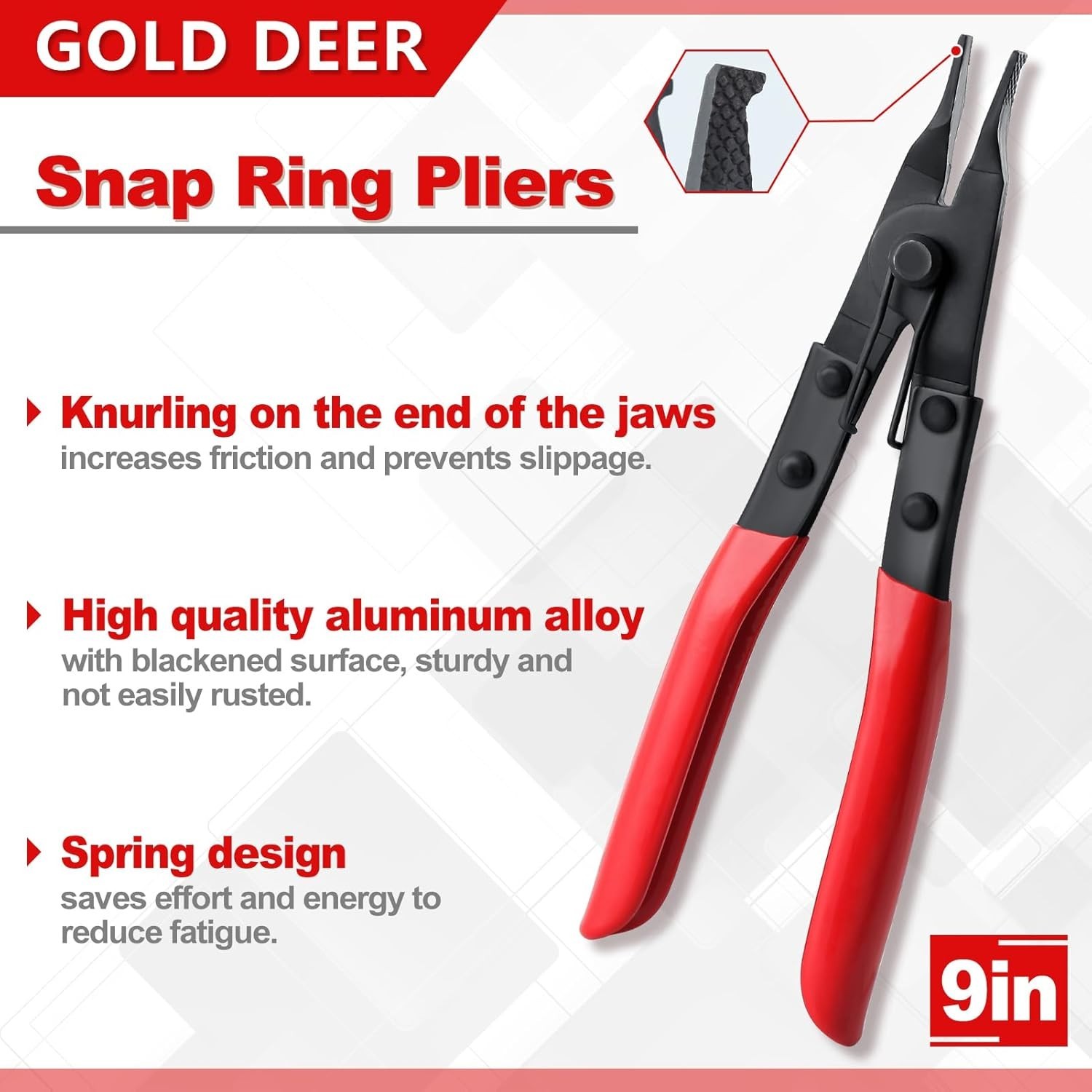 Angle Tip Lock Ring Pliers Lock Ring Pliers Snap Ring Pliers Flat Nose Retain...