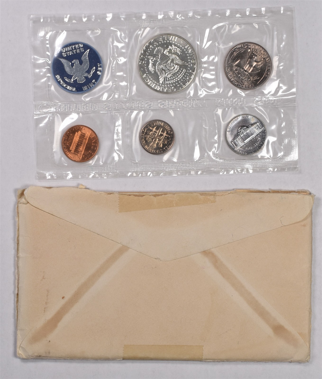 1965 SMS 5 Coin Uncirculated Set With Envelope