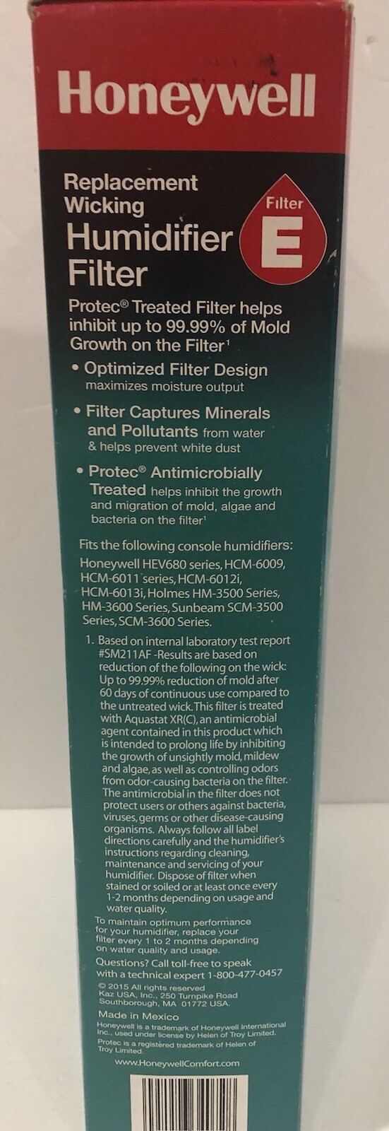 GENUINE Honeywell "E" HC-14 Series Wicking Humidifier Filter