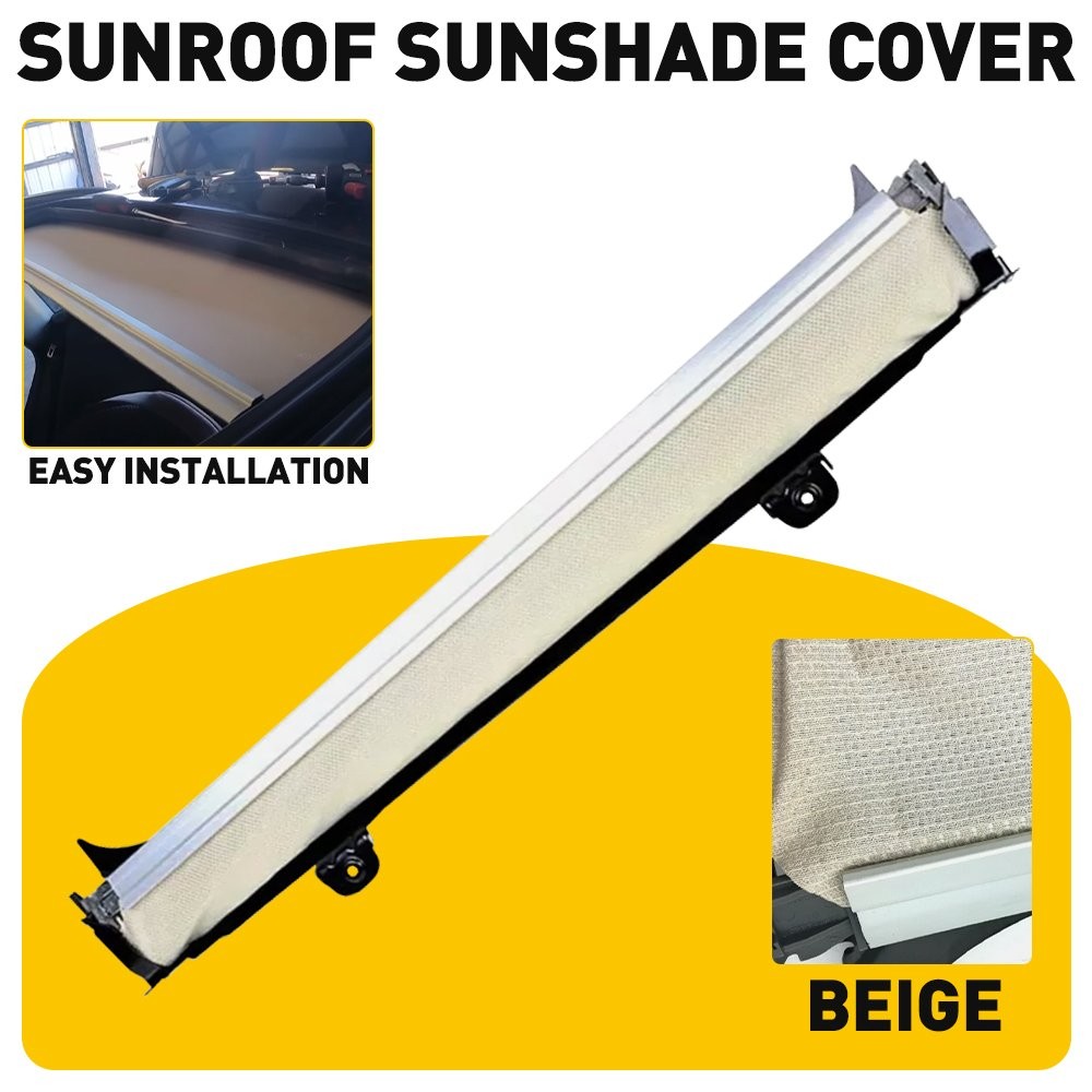 For Audi Q5 VW Skoda Passat Leon Seat Beige Sunroof Sunshade Cover Curtain P