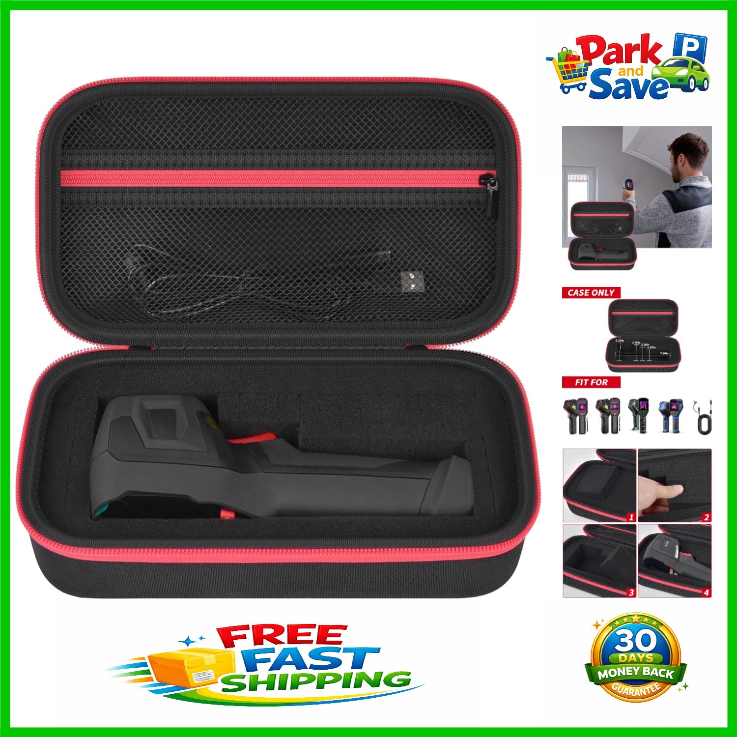 Compact & Protective Case for HSFTOOLS HF96 – Ideal for Travels and Outdoor Use