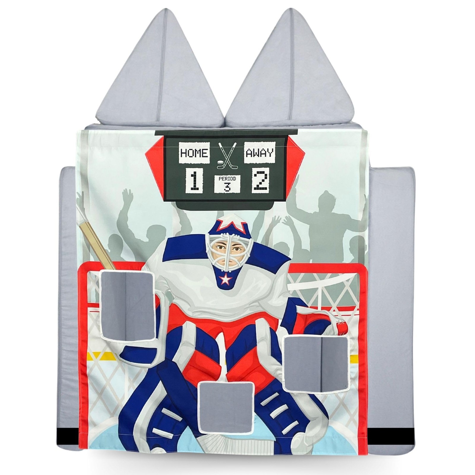 Couch Swag Play Panel for Childrens Foam Sofa Kids Couch (Hockey)