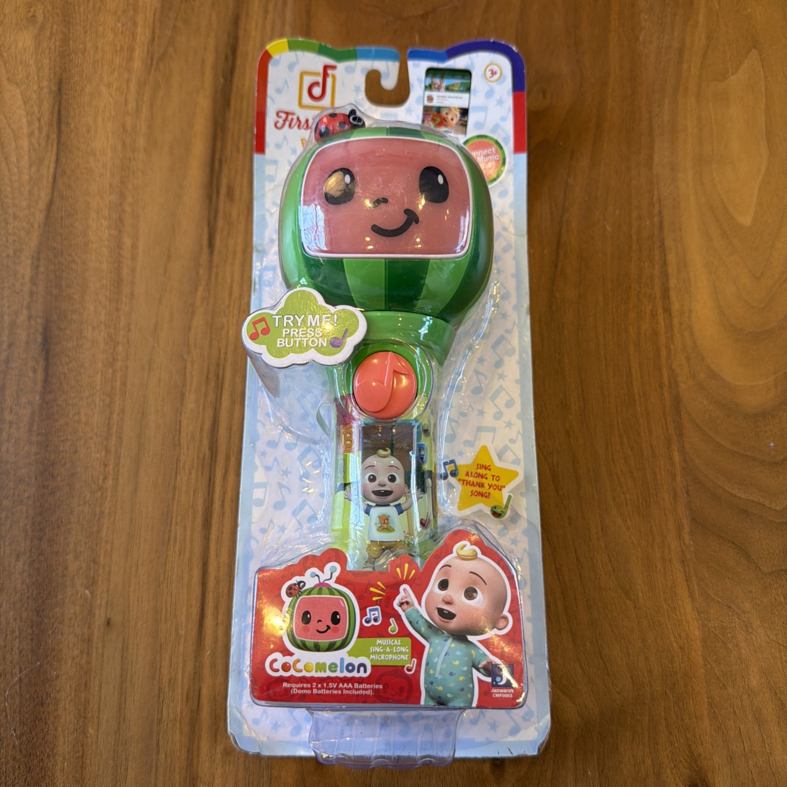 CoComelon Musical Sing-A-Long Microphone Thank You Song WORKS! BRAND NEW NIP ✨