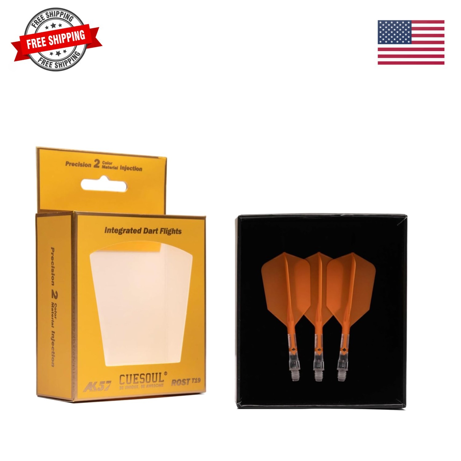 ROST T19 Integrated Dart Shaft and Flight Slim Shape S Size 23mm