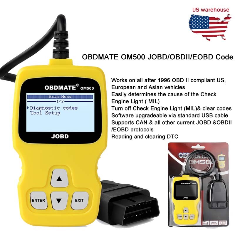 Car OBD2 Code Reader Diagnostic Tool for Toyota/Honda/Nissan/Suzuki Engine Check
