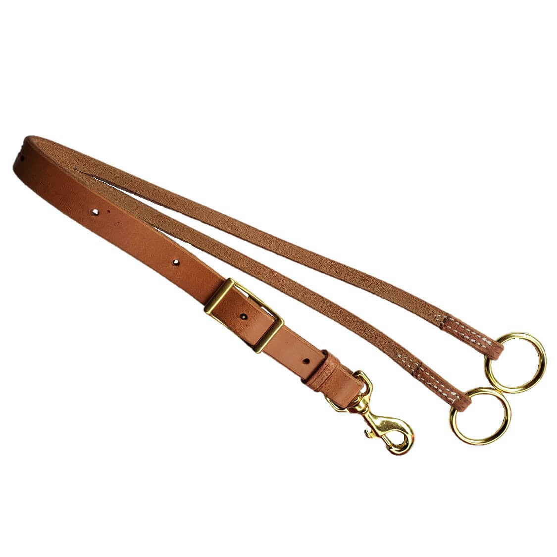 Hill Leather Training Forks With Brass Hardware