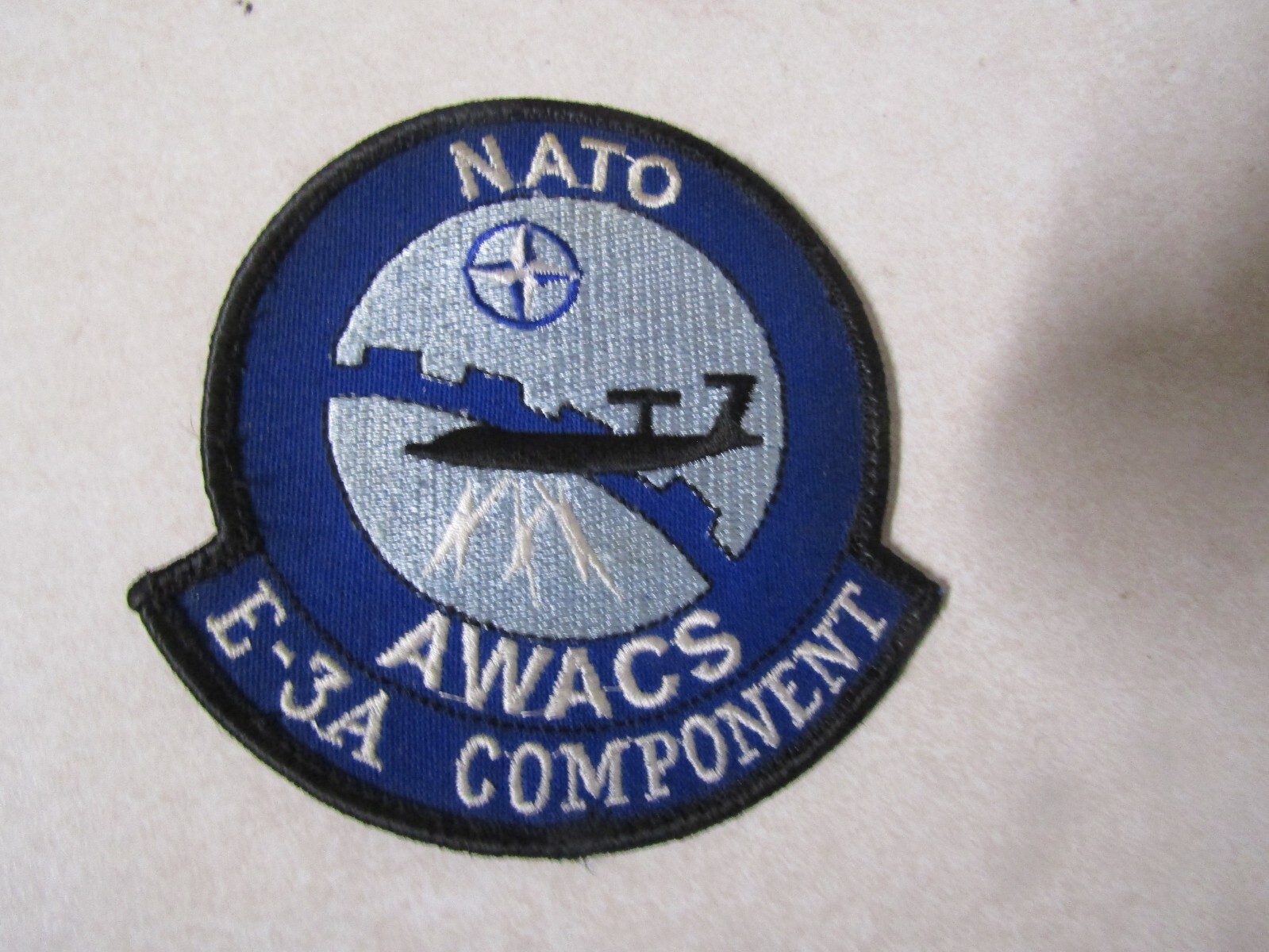 MILITARY PATCH OLDER NATO AWACS E-3A COMPONENT