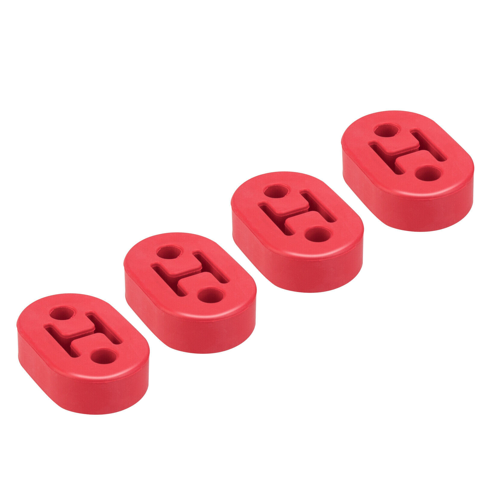 (4) Exhaust Tail Pipe Mount Bracket Hanger Bushing Insulator Heavy Duty Rubber