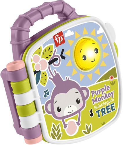 Fisher Price - Purple Monkey Musical Storybook [Used Very Good Toy]