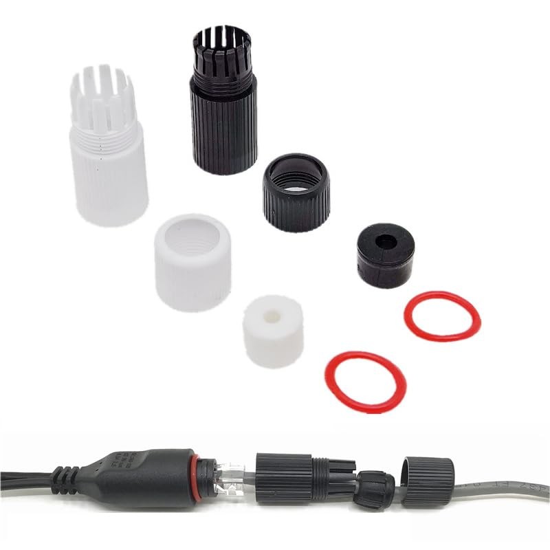 ThtRht 16 Set RJ45 Plug Waterproof Cap Protector Outdoor Ethernet...