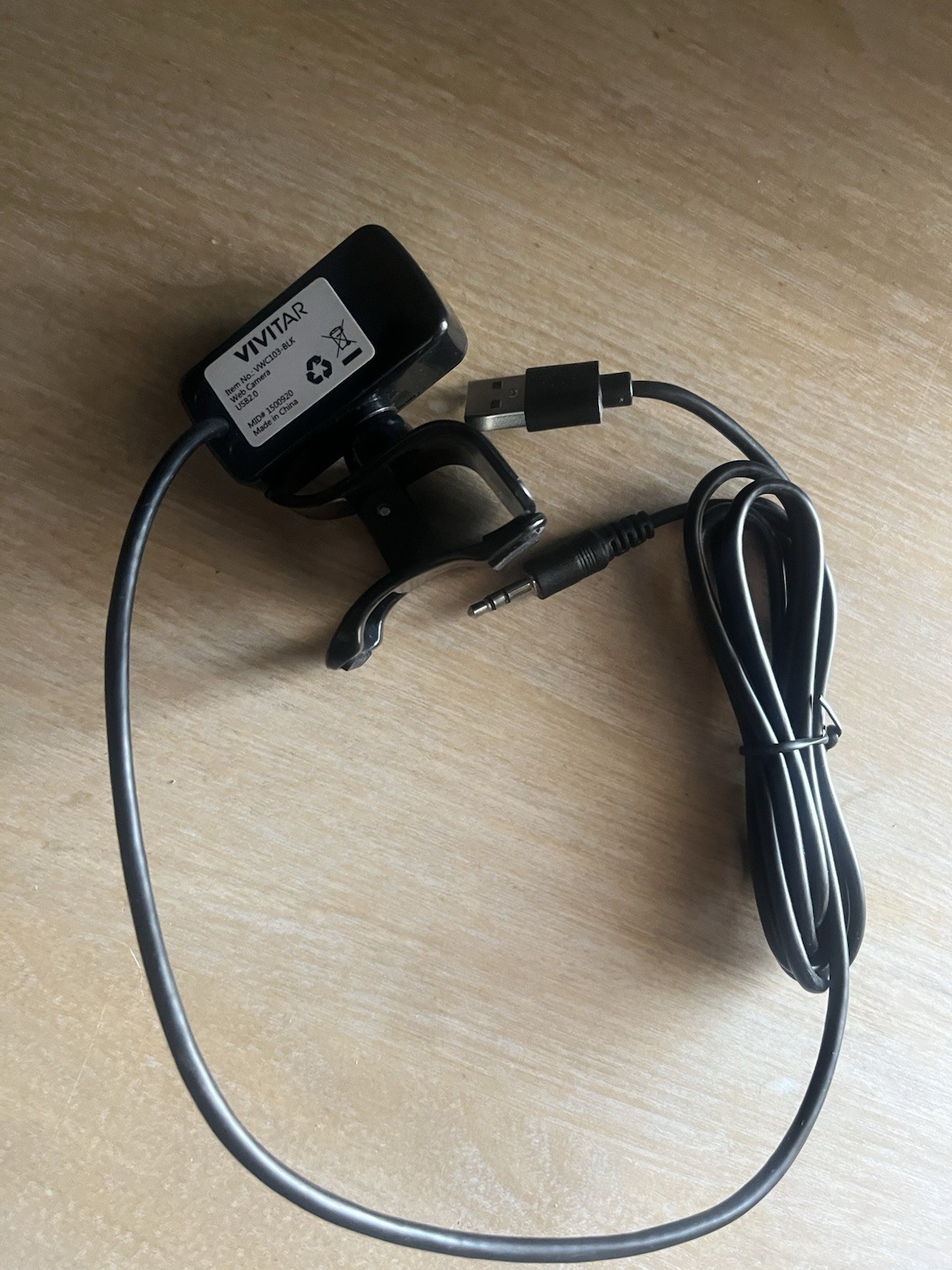 Vivitar VWC103BLK Digital Noise Cancelling Web Camera