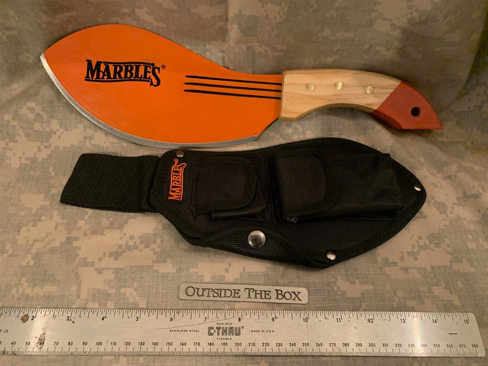 Emergency/Survival: Marbles COMBO - Camp Cleaver MR51214 AND the SHEATH!