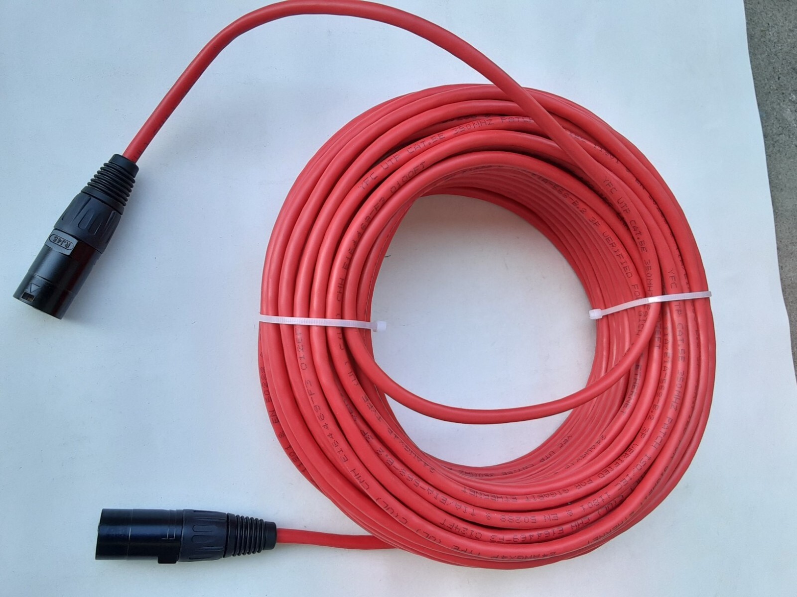PRO CAT-5e Tactical UTP  w/Neutrik Ethercon Digital Cable  100 FT