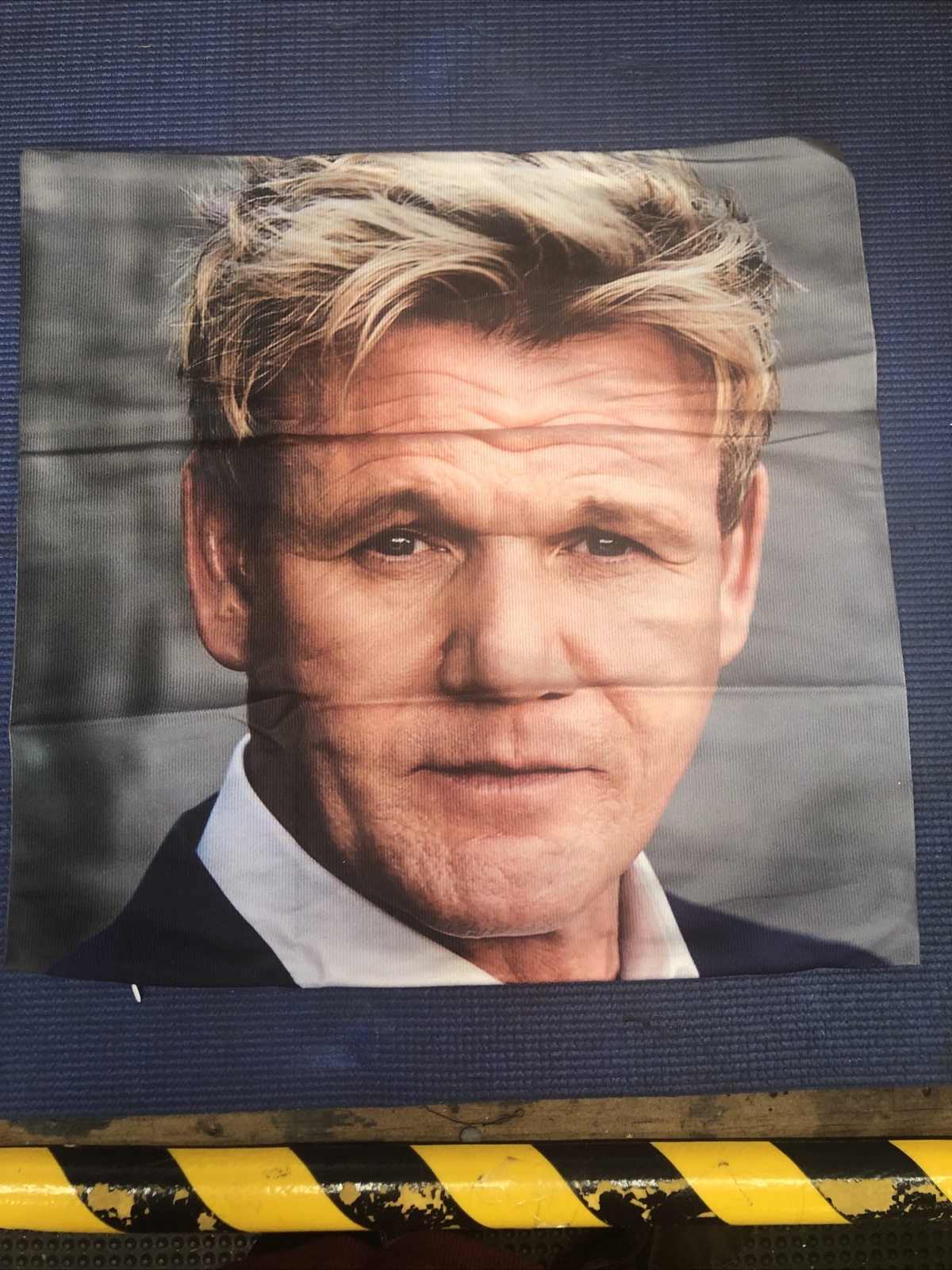 S24b- Gordon Ramsay Throw pillow Cover Zippered 17”x17” Hell’s Kitchen