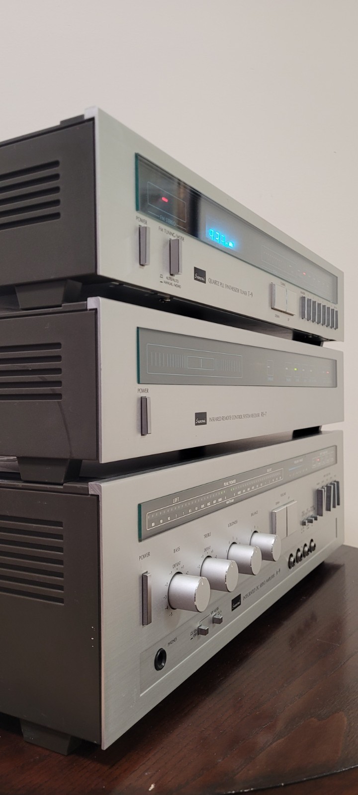 Sansui Stereo System A-9 Amplifier/ RS-7 Control System/ T-9 Tuner. Tested, Work