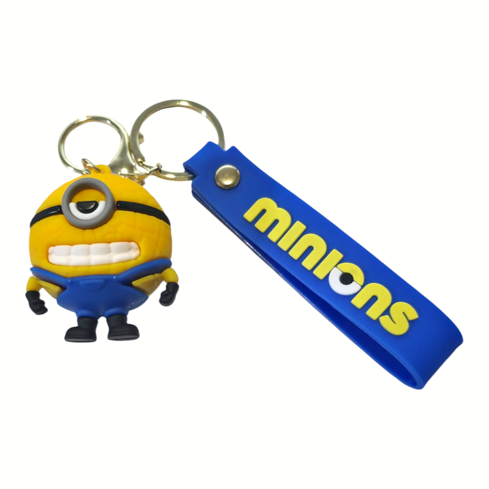 Minions Keychain, Bag Purse Back Pack Zipper Clip, Brand New Free Shipping