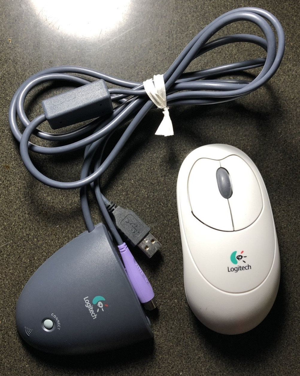 Logitech Cordless Mouse and Keyboard Receiver C-BD9-DUAL and Mouse M-RN68