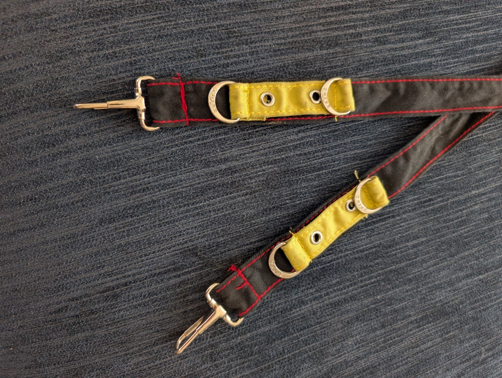 Vintage Tripp NYC Bondage Pants Replacement Straps ONLY Black Red Yellow Goth 🟡